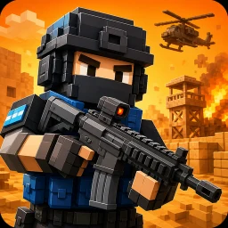 Ícone de Advanced Blocky Combat SWAT